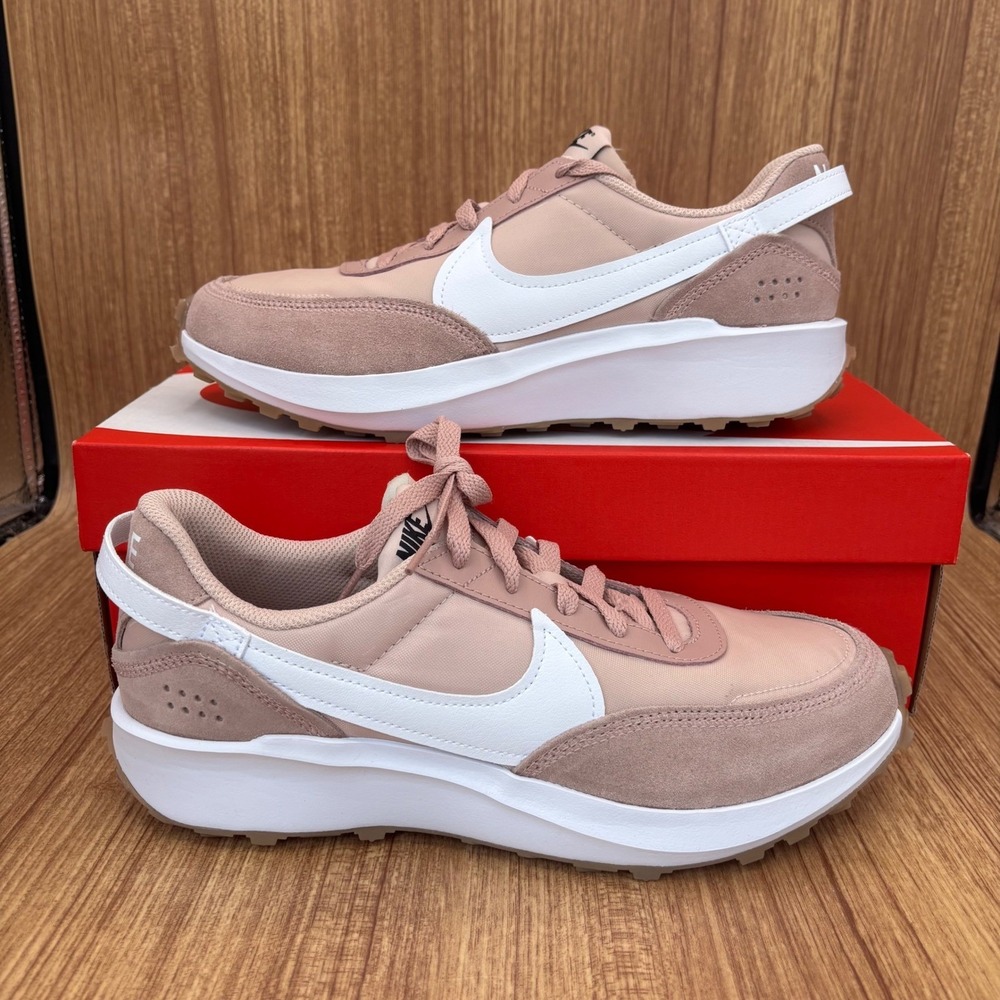 Nike Waffle Debut Womens 9 Particle Beige‎ White DH9523-201 Retro Sneakers NEW